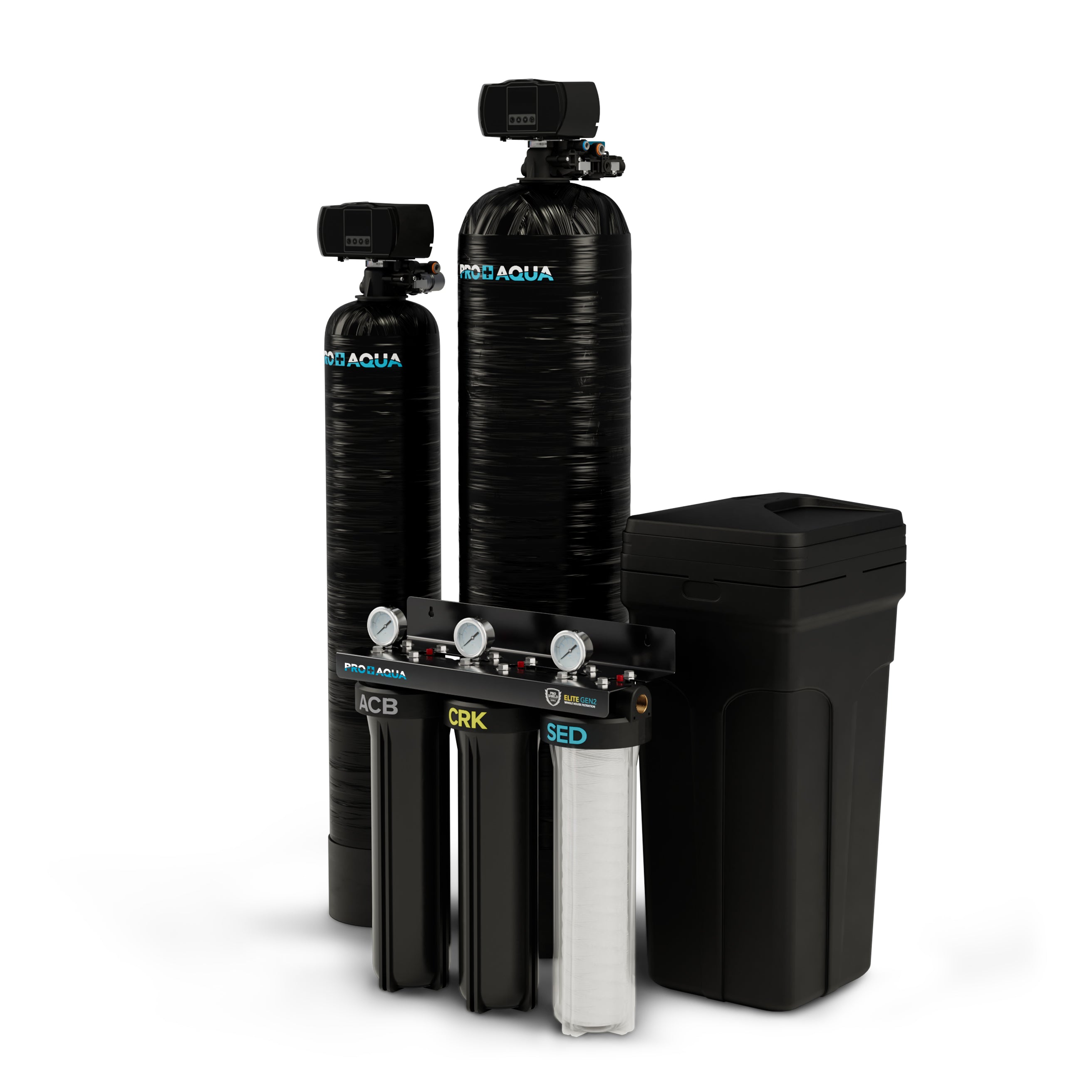 Three System Bundle | 80,000 Grain Softener, Well Water Iron/Odor Filtration and 3-Stage Filter
