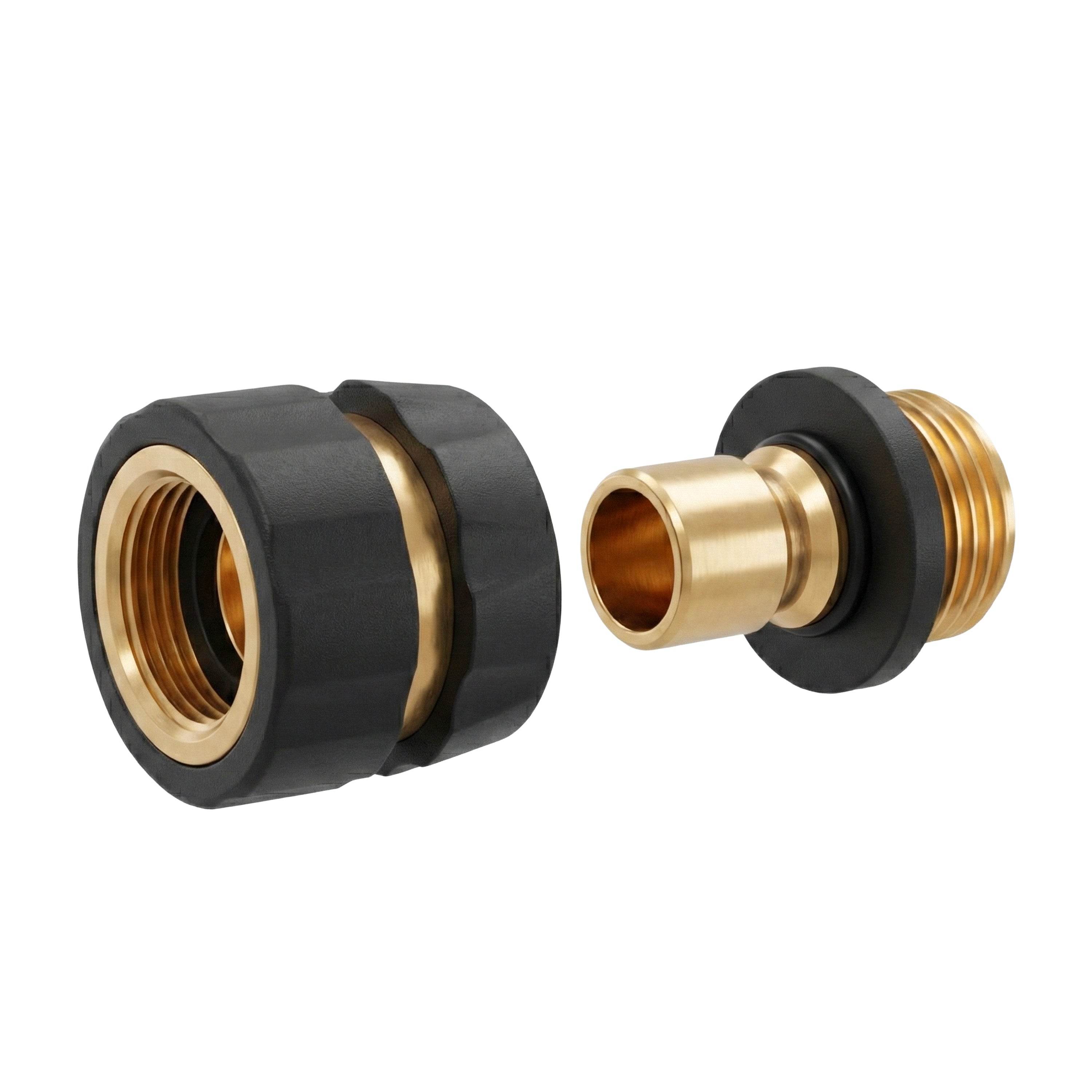 3/4" Garden Hose Quick Connect Fittings, Easy Water Hose Attachments