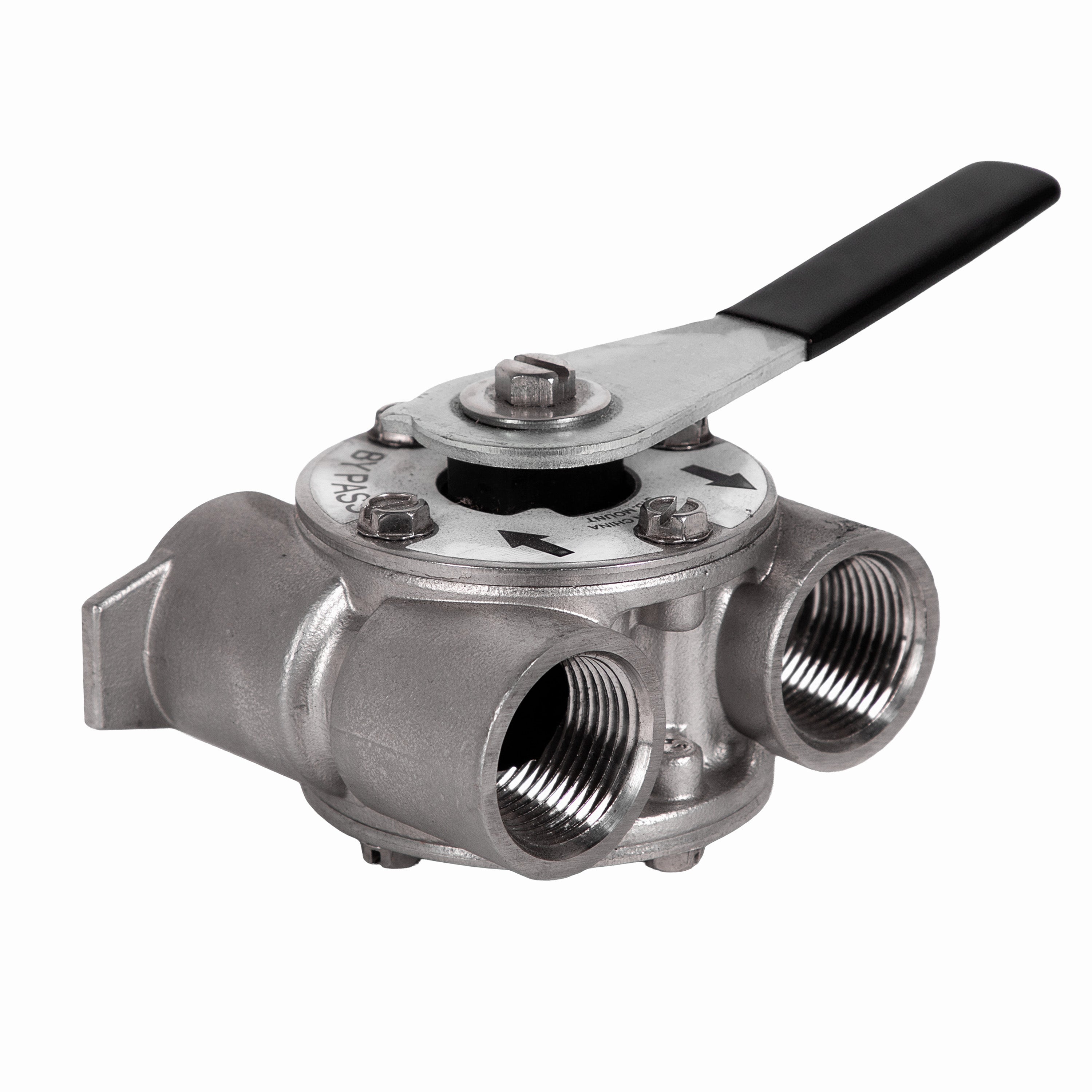 3/4" Stainless Steel Bypass Valve for Water Softener/Filtration Systems