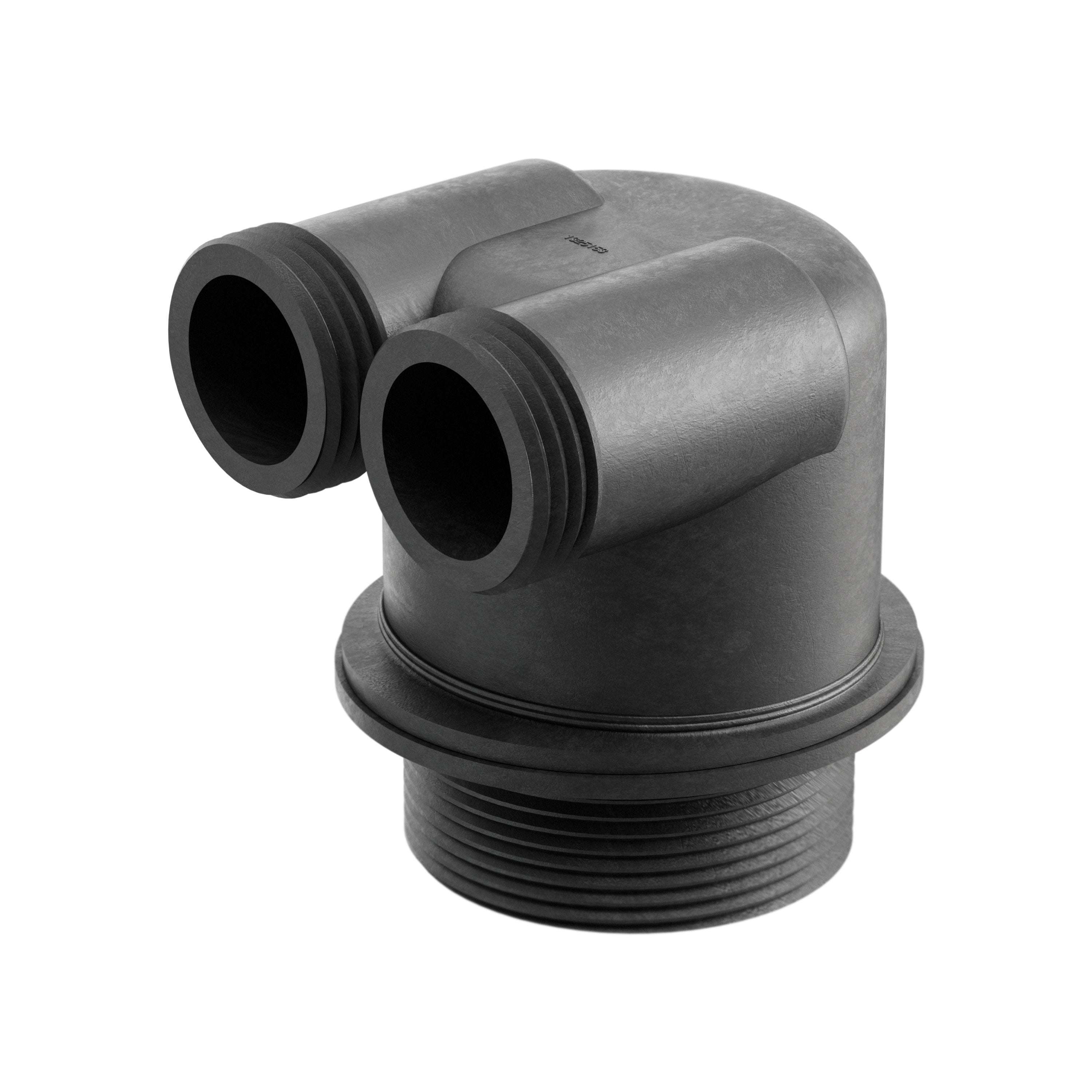 In/Out U Ports Style Water Softener or Filter Head For 2.5" Port Tanks