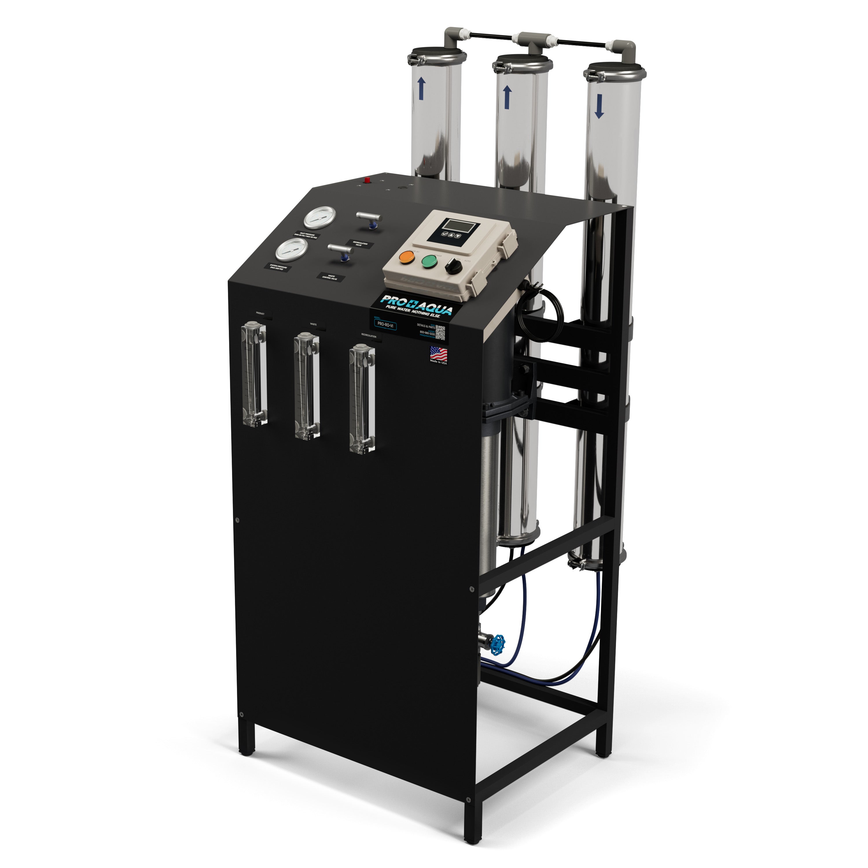 6000 GPD 4-Stage Commercial Reverse Osmosis Water Filter System