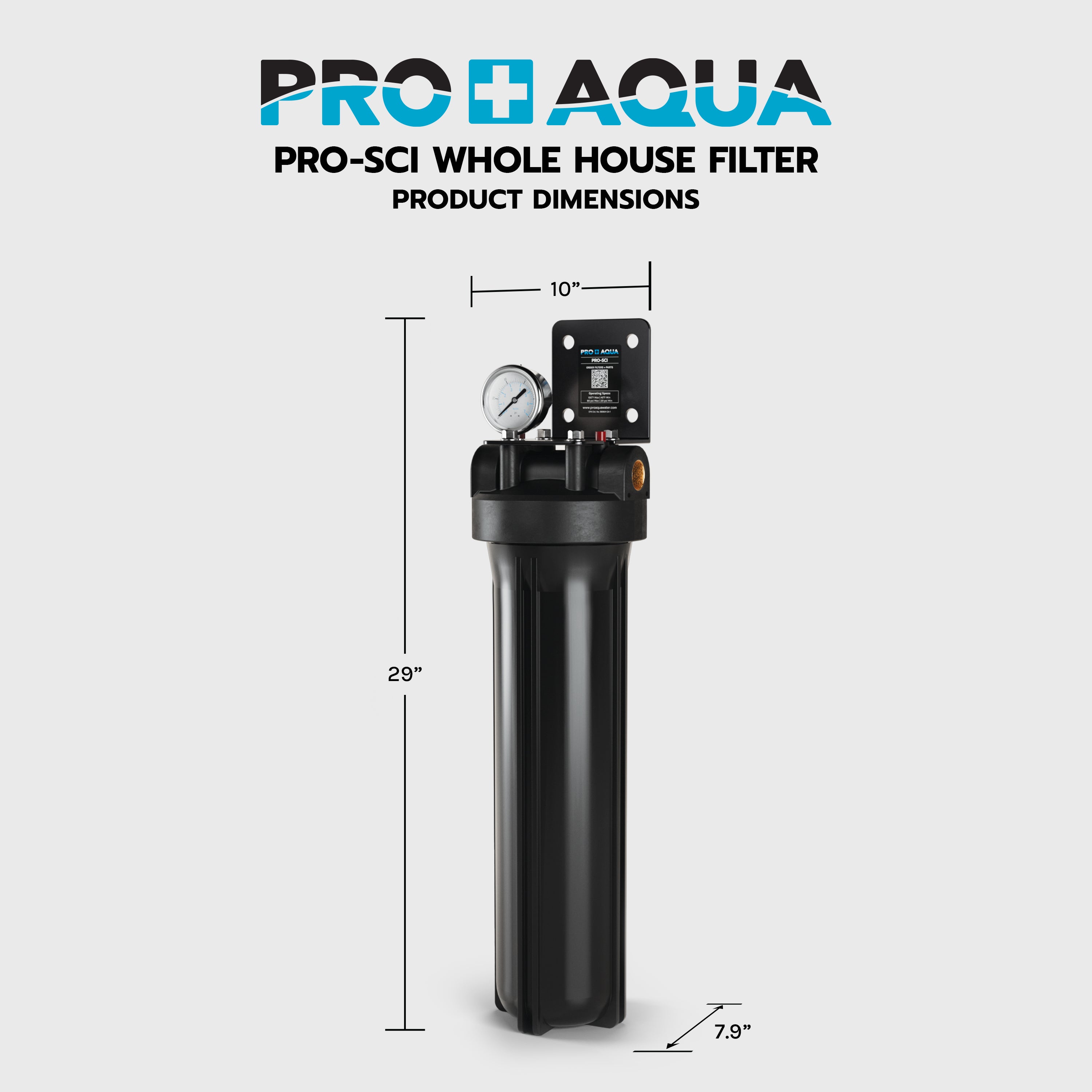 Single-Stage Carbon Infused Whole House Water Filter System