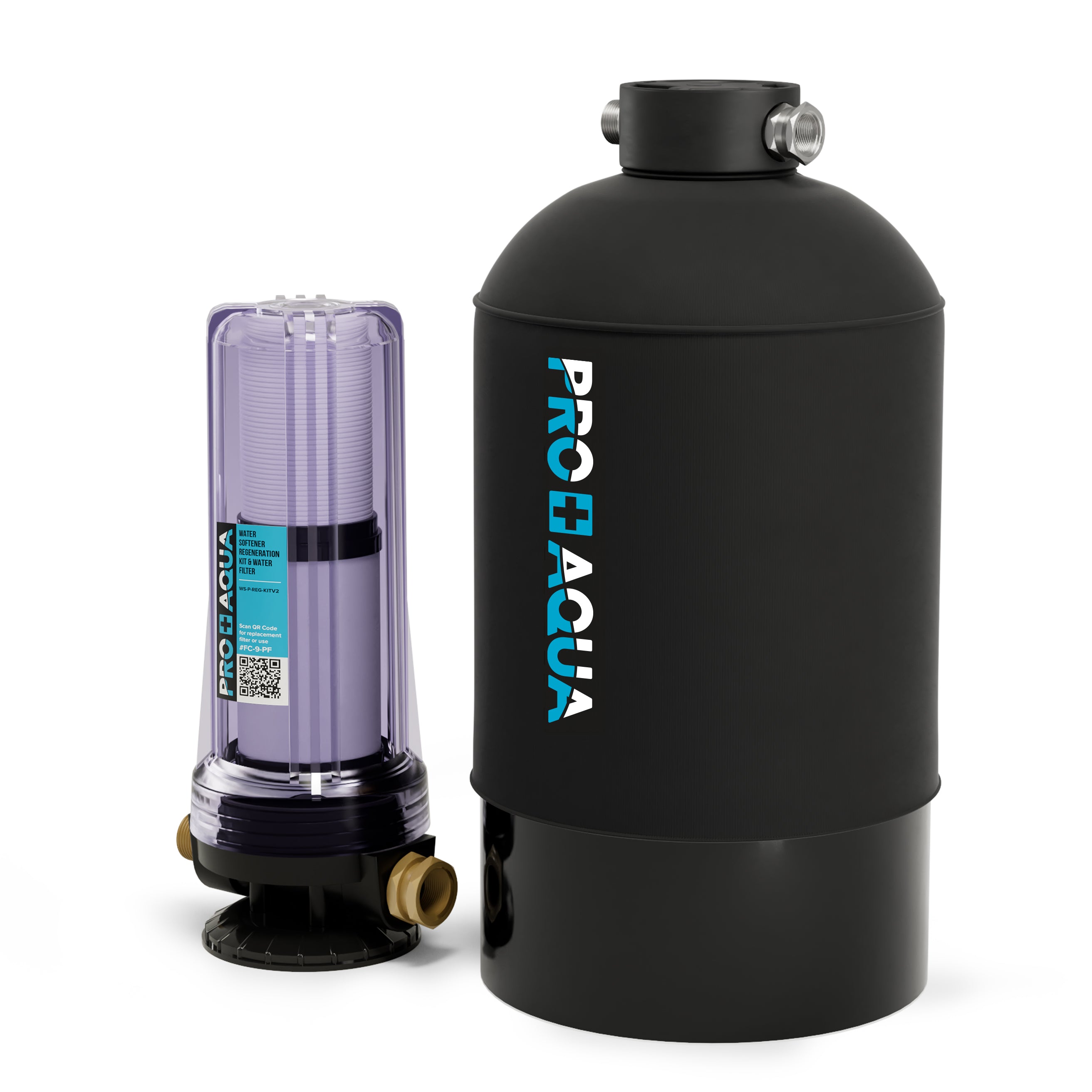 16,000 Grain Portable Water Softener with Pre-Filter Regeneration Kit