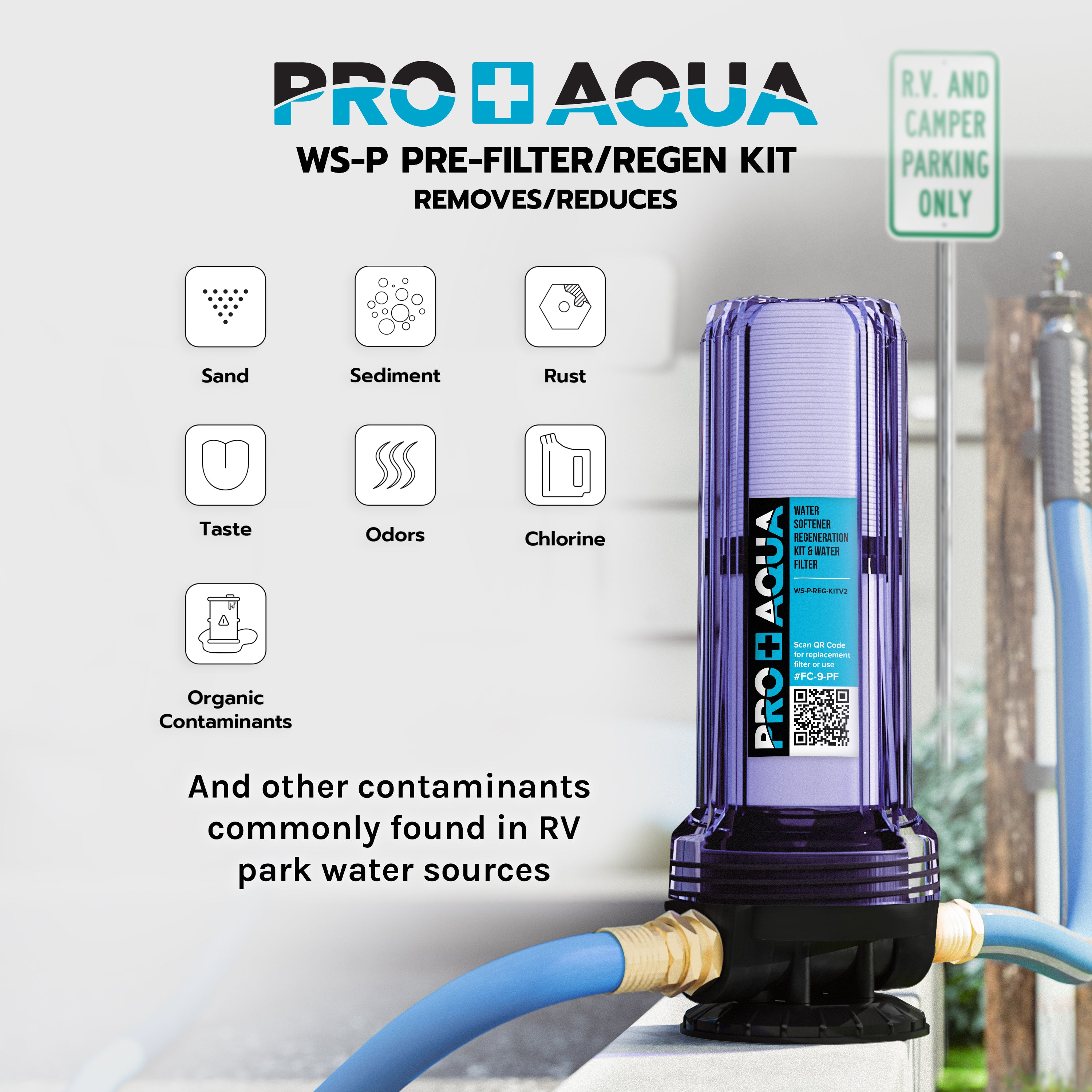 Pre-Filter Regeneration Kit for Portable Water Softeners