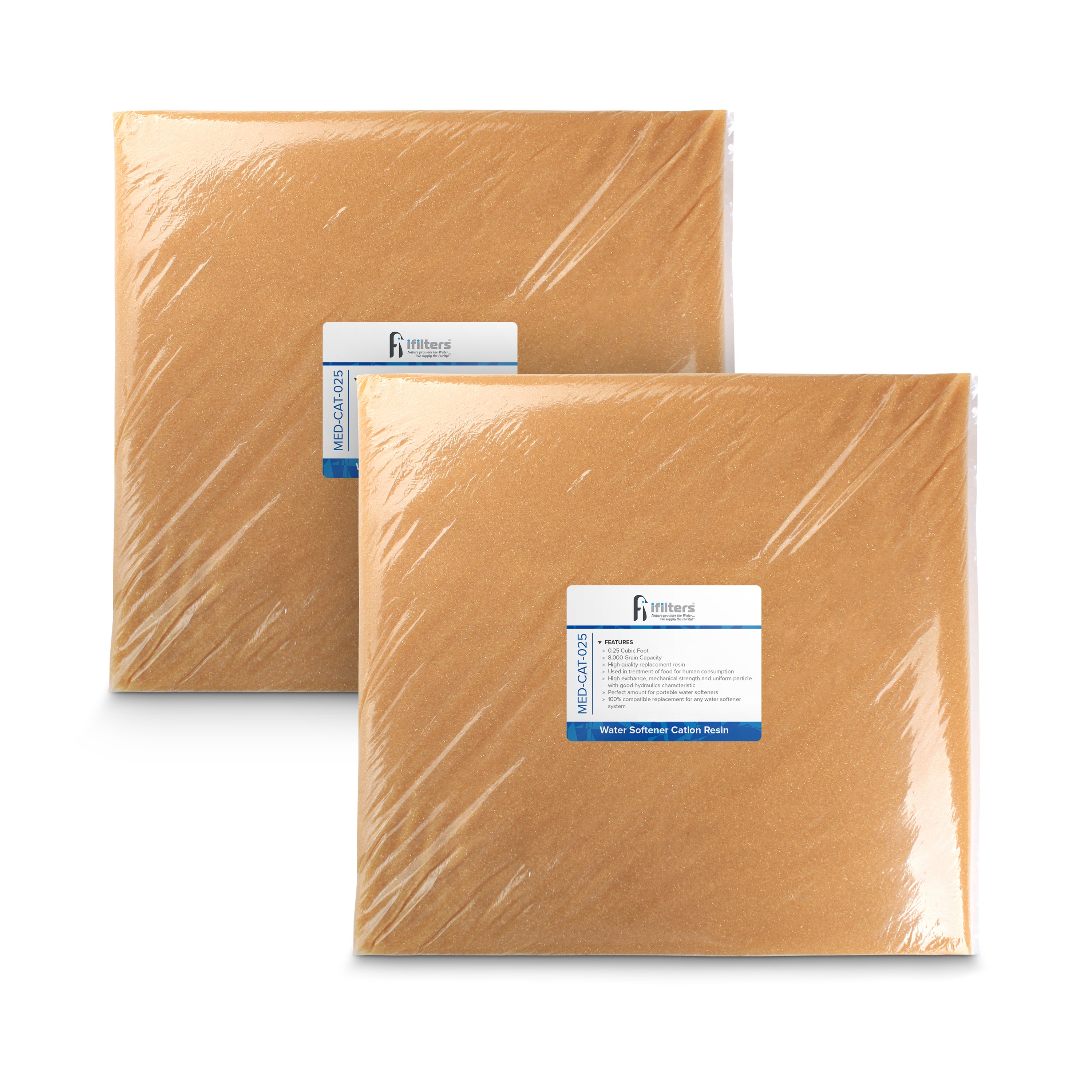 Water Softener Resin Media High Quality Replacement Cation Ion Exchange 1/2 CuFt