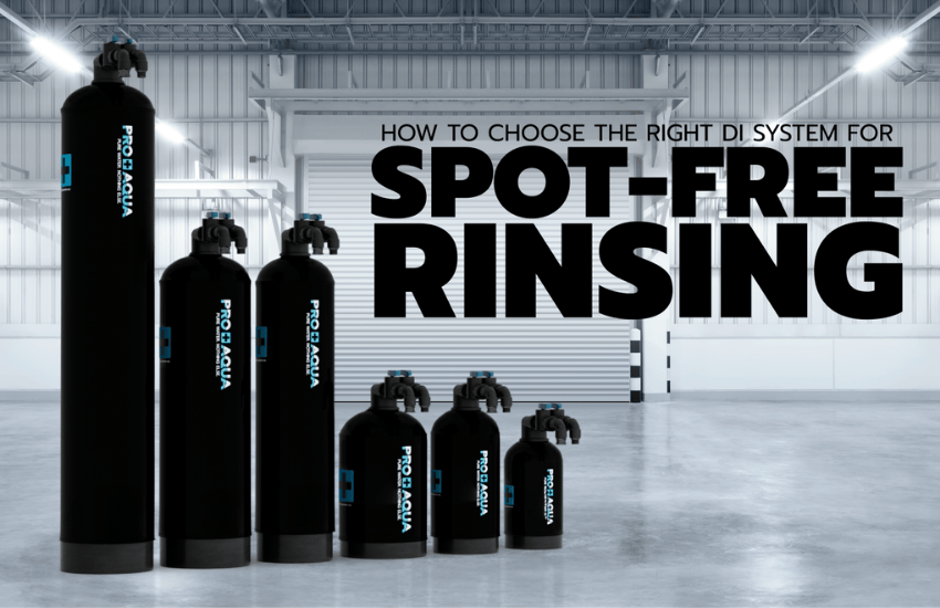 How to Choose the Right DI System for Spot-Free Rinsing