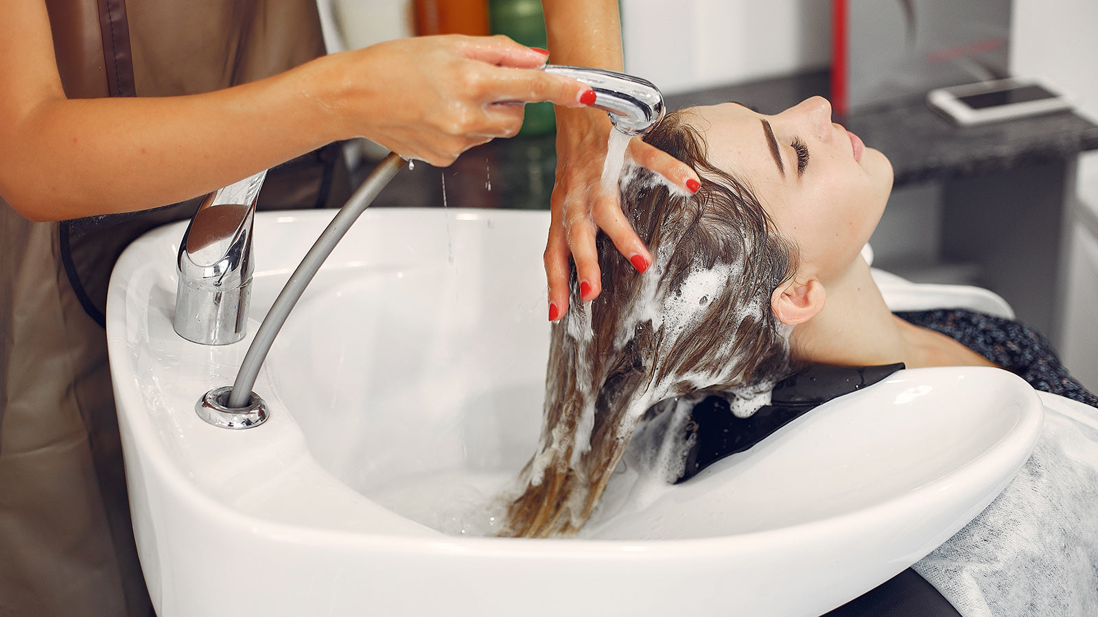 water softener hair salon