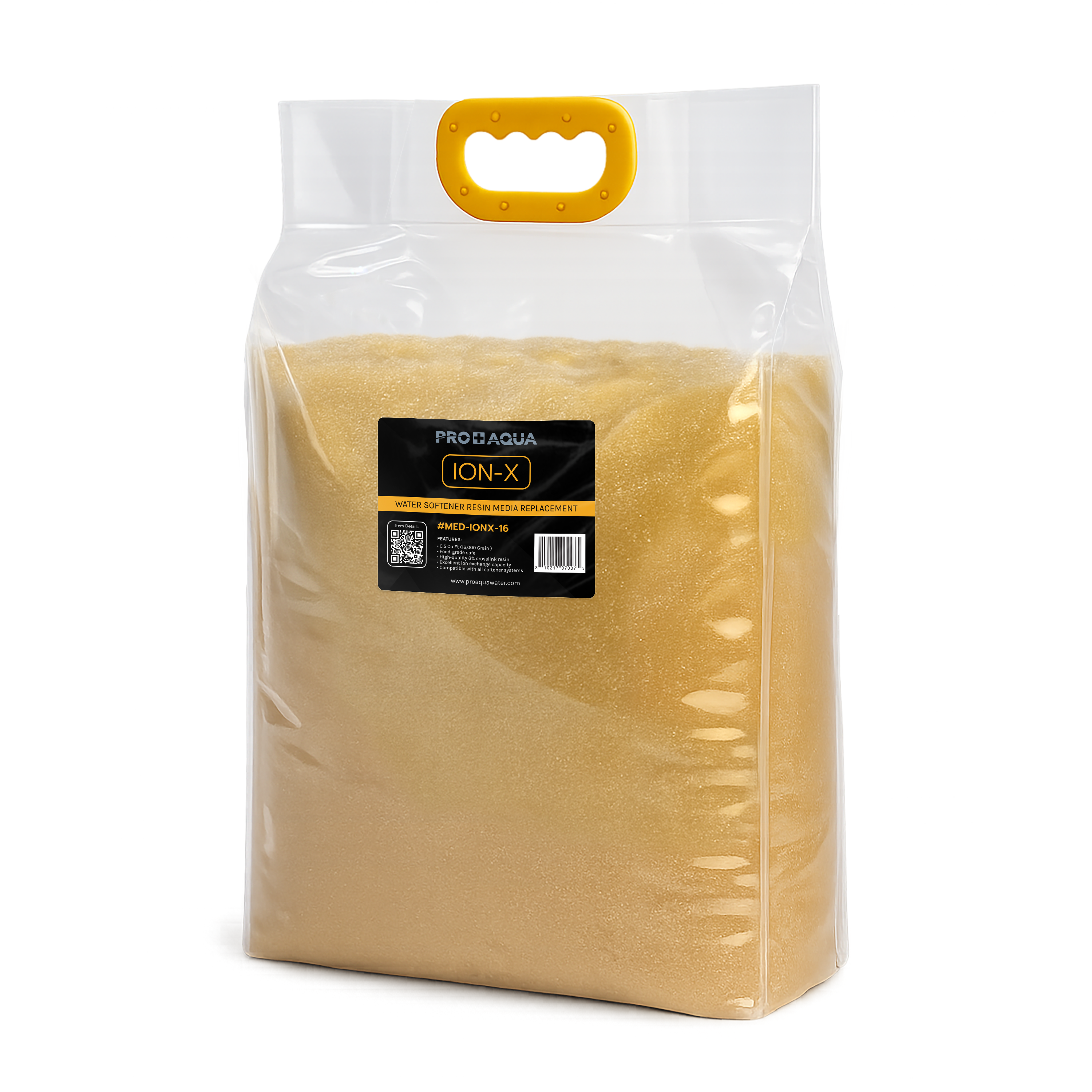 Water Softener Resin Media Replacement, 16000 Grains, 1/2 CuFt