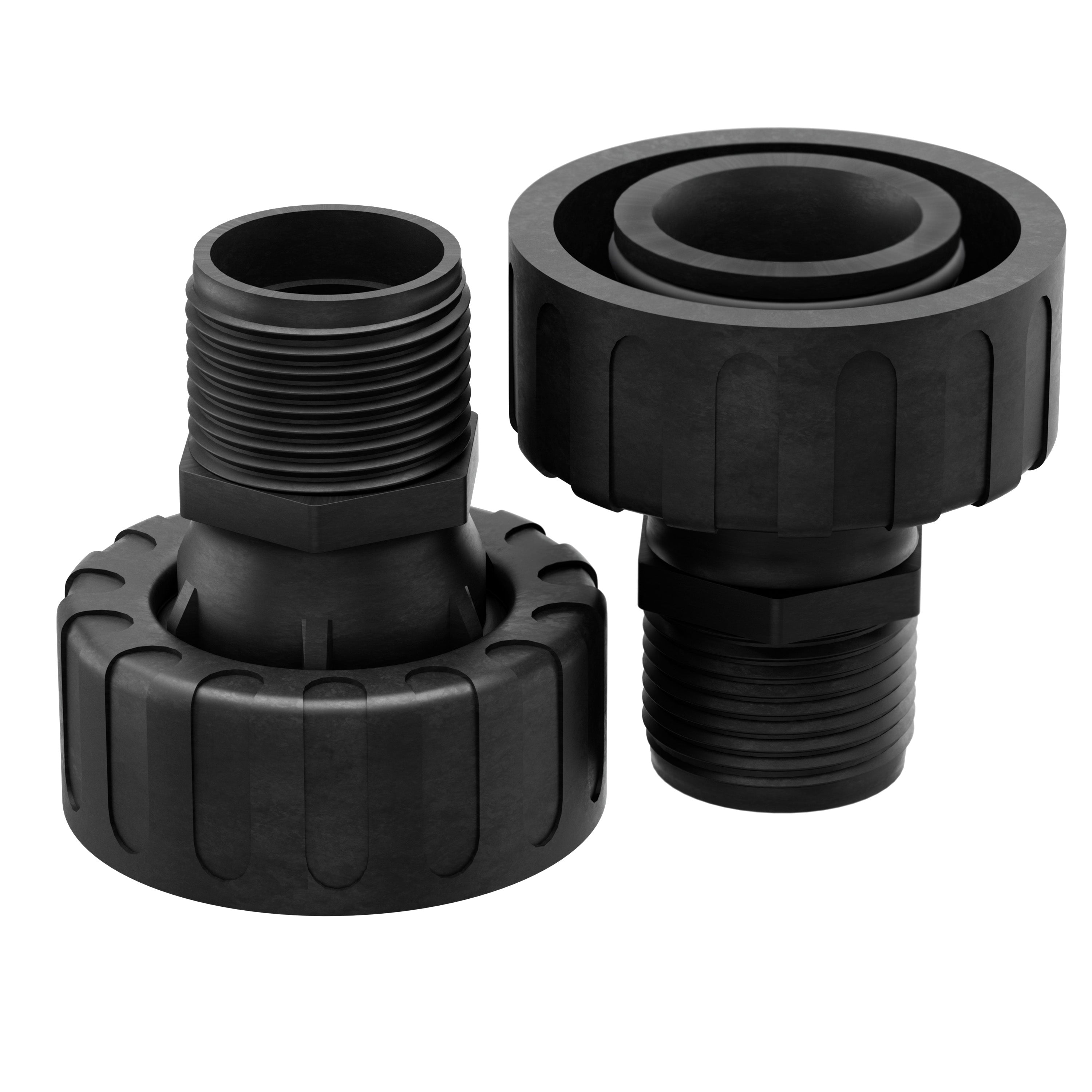 3/4" MNPT to U-Style Valve QC Straight Adapters