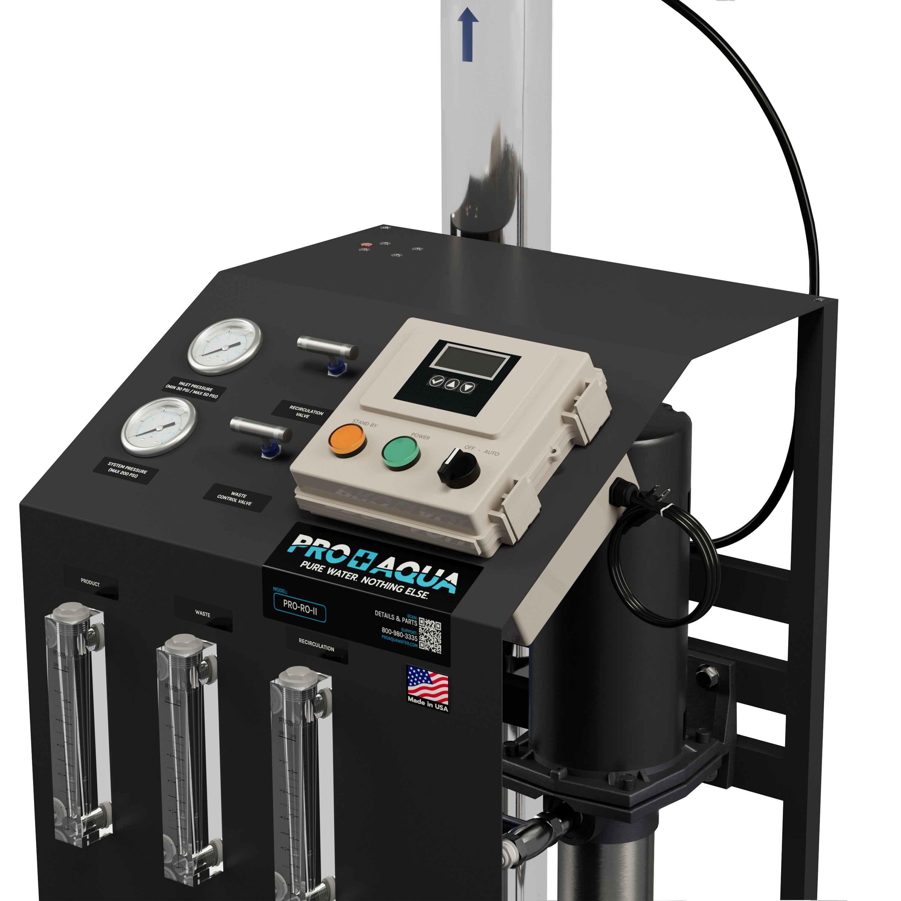 2000 GPD 2-Stage Commercial Reverse Osmosis Water Filter System