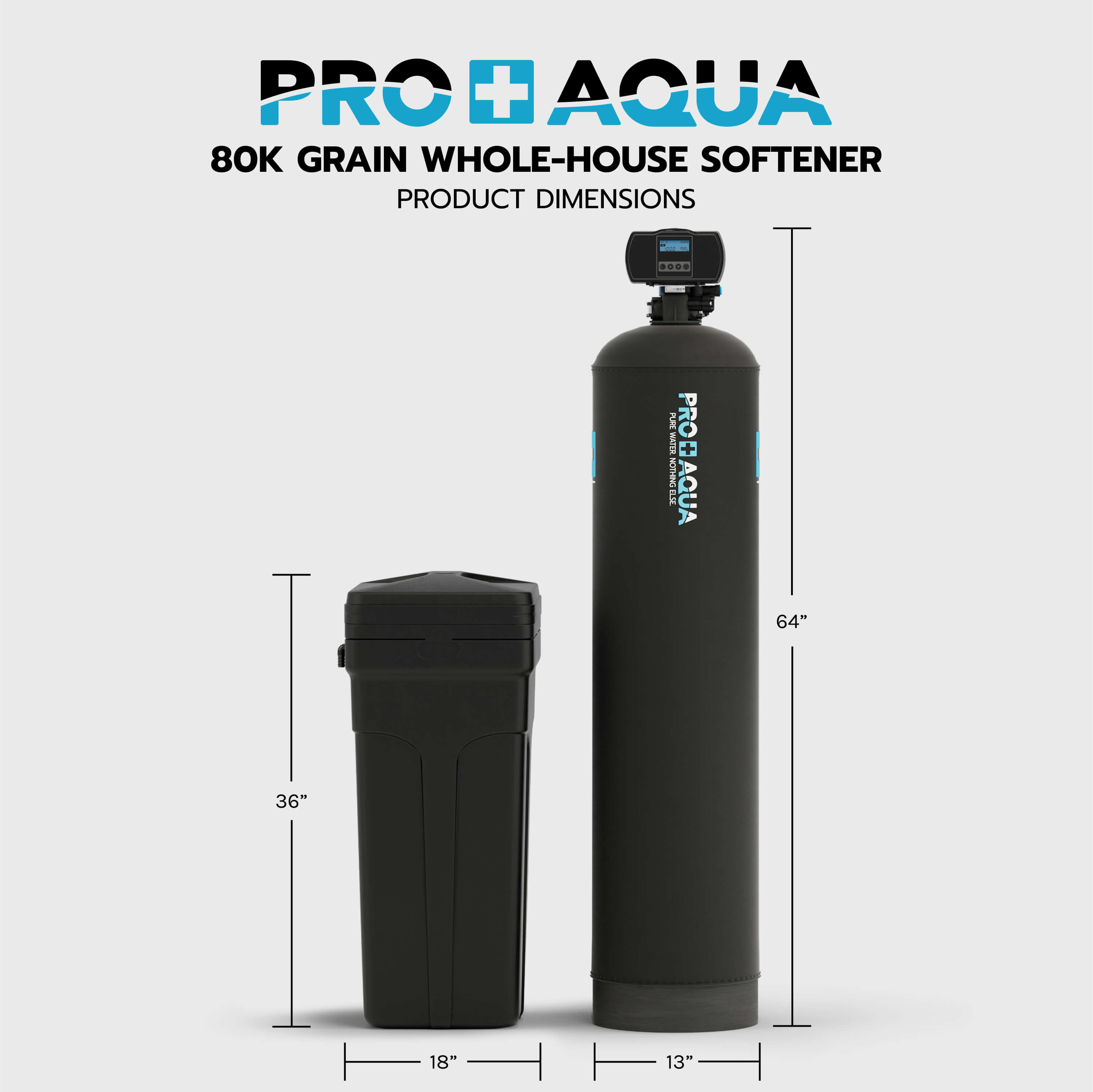 80,000 Grain Heavy Duty Whole House Water Softener