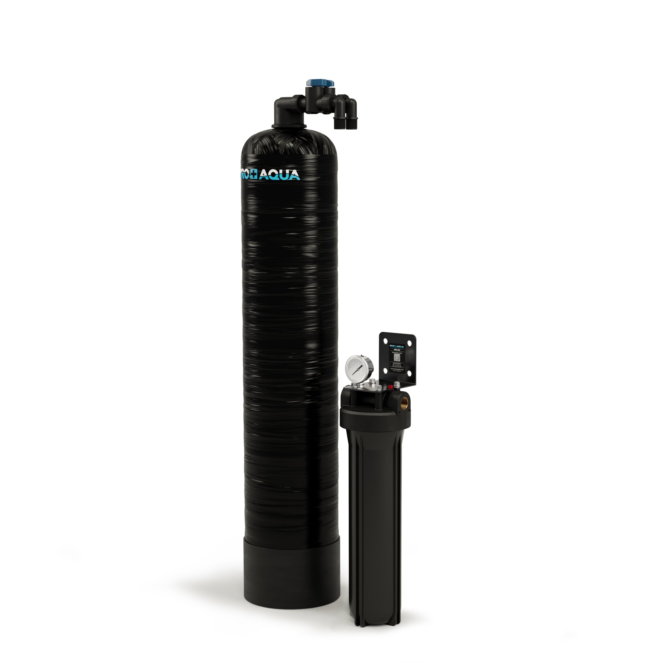 10 GPM Salt-Free Whole House Water Softener with Single-Stage Carbon Filter System