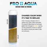 PRO+AQUA DI Resin Replacement Refill Deionization Color Changing Premium Grade, TDS Filtration, Aquariums, Spot Free Rinse